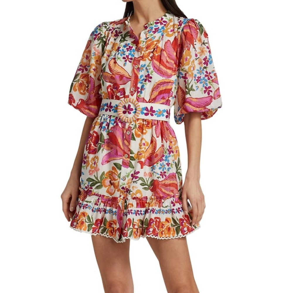 NWT Farm Rio Belted Dress size XS